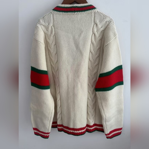 Gucci cable knit wool cardigan - Picture 9 of 9